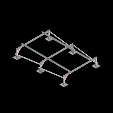 Опорная конструкция для установки оборудования TECHNORAPTOR STEELFOOT 2000х3000 тип 1 HD | KM-TR-STF-SSEI-2000-3000-1 HD | КМ - профиль