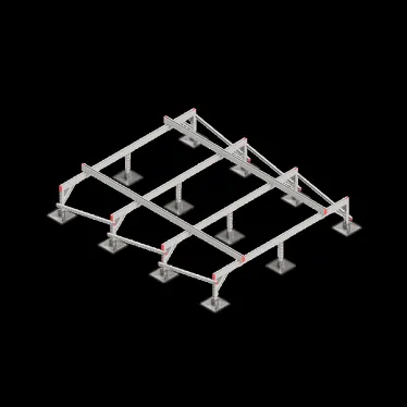 Опорная конструкция для установки оборудования TECHNORAPTOR STEELFOOT 2500х3000 тип 2 HD | KM-TR-STF-SSEI-2500-3000-2 HD | КМ - профиль