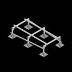 Опорная конструкция для установки оборудования TECHNORAPTOR STEELFOOT 1000х2000 тип 2 HD | KM-TR-STF-SSEI-1000-2000-2 HD | КМ - профиль