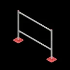 Опорная конструкция для гор. прямоуг. воздуховодов  TECHNORAPTOR FOOT 2000х1500 | KM-TR-F-SSHRAD-2000-1500 | КМ - профиль