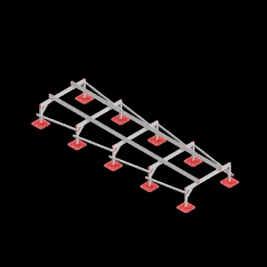 Опорная конструкция для установки оборудования TECHNORAPTOR FOOT 1500х5000 | KM-TR-F-SSEI-1500-5000 | КМ - профиль