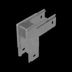 Угол внеш. верт. 90 гр. прямой 50х50 мм "ПЛЮС" HD | PVLplus90-50-50 HD | КМ - профиль