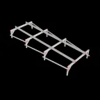 Опорная конструкция для установки оборудования TECHNORAPTOR 1500х4000 тип 2 HD | KM-TR-SSEI-1500-4000-2 HD | КМ - профиль