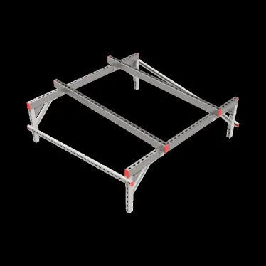 Опорная конструкция для установки оборудования TECHNORAPTOR 1500х1500 тип 2 HD | KM-TR-SSEI-1500-1500-2 HD | КМ - профиль