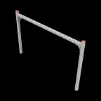 Опорная конструкция для гор. прямоуг. воздуховодов  TECHNORAPTOR 1500х1000 | KM-TR-SSHRAD-1500-1000 | КМ - профиль