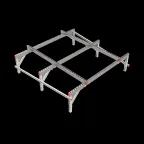 Опорная конструкция для установки оборудования TECHNORAPTOR 1800х1800 | KM-TR-SSEI-1800-1800 | КМ - профиль