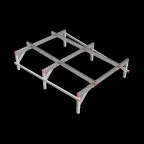 Опорная конструкция для установки оборудования TECHNORAPTOR 1500х2000 тип 2 | KM-TR-SSEI-1500-2000-2 | КМ - профиль