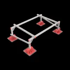 Опорная конструкция для установки оборудования TECHNORAPTOR LIGHTFOOT 1500х1000 тип 1 | KM-TR-LTF-SSEI-1500-1000-1 | КМ - профиль