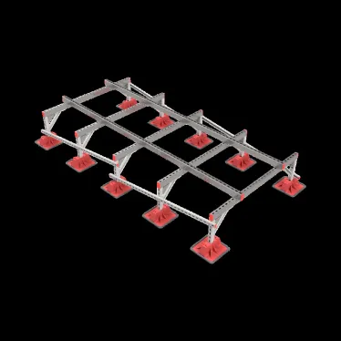 Опорная конструкция для установки оборудования TECHNORAPTOR LIGHTFOOT 1500х3000 тип 3 | KM-TR-LTF-SSEI-1500-3000-3 | КМ - профиль