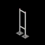 Опорная конструкция для гор. прямоуг. воздуховодов  TECHNORAPTOR STEELFOOT 350х1500 HD | KM-TR-STF-SSHRAD-350-1500 HD | КМ - профиль