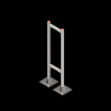 Опорная конструкция для гор. прямоуг. воздуховодов  TECHNORAPTOR STEELFOOT 350х1500 HD | KM-TR-STF-SSHRAD-350-1500 HD | КМ - профиль