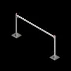 Опорная конструкция для гор. прямоуг. воздуховодов  TECHNORAPTOR STEELFOOT 2000х1000 | KM-TR-STF-SSHRAD-2000-1000 | КМ - профиль