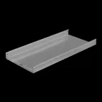                  Лоток неперф. 80х500х1,2 L6000 мм "Быстрый монтаж ПЛЮС" HD | LNplus80-500-1.2-6000 HD | КМ - профиль
               