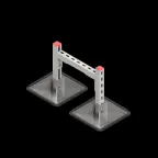 Опорная конструкция для гор. прямоуг. воздуховодов  TECHNORAPTOR STEELFOOT 350х500 | KM-TR-STF-SSHRAD-350-500 | КМ - профиль