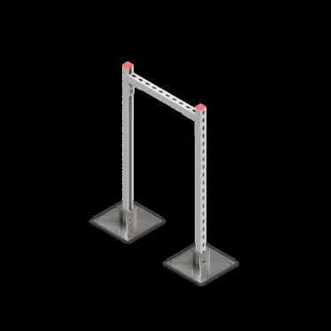 Опорная конструкция для гор. прямоуг. воздуховодов  TECHNORAPTOR STEELFOOT 500х1000 | KM-TR-STF-SSHRAD-500-1000 | КМ - профиль