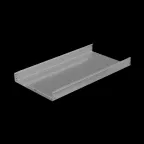                  Лоток неперф. 100х600х1,0 L6000 мм "Быстрый монтаж ПЛЮС" HD | LNplus100-600-1.0-6000 HD | КМ - профиль
               