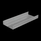 Лоток неперф. 100х400х1,5 L6000 мм "Быстрый монтаж ПЛЮС" HD | LNplus100-400-1.5-6000 HD | КМ - профиль