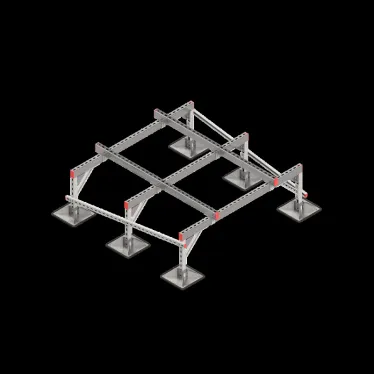 Опорная конструкция для установки оборудования TECHNORAPTOR STEELFOOT 1500х1500 тип 3 HD | KM-TR-STF-SSEI-1500-1500-3 HD | КМ - профиль