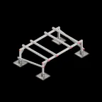 Опорная конструкция для установки оборудования TECHNORAPTOR STEELFOOT 1500х1000 тип 2 | KM-TR-STF-SSEI-1500-1000-2 | КМ - профиль