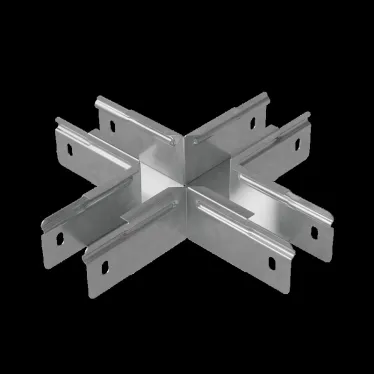 Х-разветвитель прямой 50х50 мм "ПЛЮС" HD | PXDplus50-50 HD | КМ - профиль