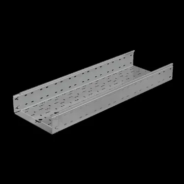 Лоток перф. 100х300х1,0 L6000 мм "Быстрый монтаж ПЛЮС" HD | LPplus100-300-1.0-6000 HD | КМ - профиль