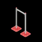 Опорная конструкция для гор. прямоуг. воздуховодов  TECHNORAPTOR FOOT 500х1000 HD | KM-TR-F-SSHRAD-500-1000 HD | КМ - профиль