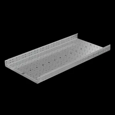 Лоток перф. 80х600х1,0 L6000 мм "Быстрый монтаж ПЛЮС" HD | LPplus80-600-1.0-6000 HD | КМ - профиль