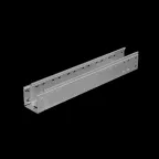 Лоток перф. 100х100х1,0 L6000 мм "Быстрый монтаж ПЛЮС" HD | LPplus100-100-1.0-6000 HD | КМ - профиль