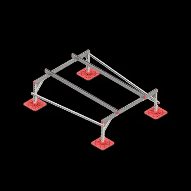 Опорная конструкция для установки оборудования TECHNORAPTOR FOOT 1500х2000 тип 1 HD | KM-TR-F-SSEI-1500-2000-1 HD | КМ - профиль