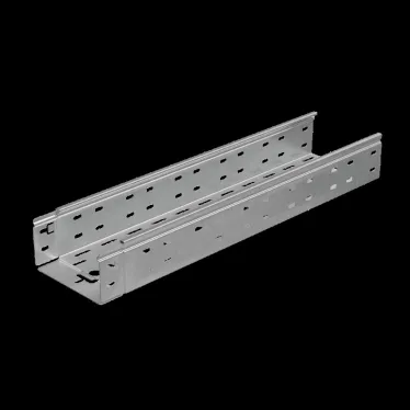 Лоток перф. 80х150х1,0 L6000 мм "Быстрый монтаж ПЛЮС" HD | LPplus80-150-1.0-6000 HD | КМ - профиль