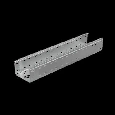 Лоток перф. 100х150х1,5 L6000 мм "Быстрый монтаж ПЛЮС" HD | LPplus100-150-1.5-6000 HD | КМ - профиль