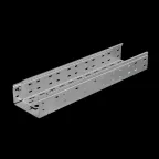 Лоток перф. 80х150х1,2 L6000 мм "Быстрый монтаж ПЛЮС" HD | LPplus80-150-1.2-6000 HD | КМ - профиль