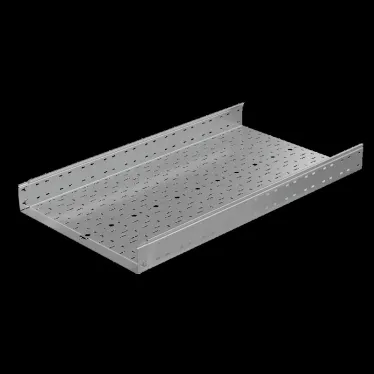 Лоток перф. 100х600х1,0 L6000 мм "Быстрый монтаж ПЛЮС" HD | LPplus100-600-1.0-6000 HD | КМ - профиль