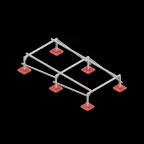 Опорная конструкция для установки оборудования TECHNORAPTOR FOOT 1500х3000 тип 4 | KM-TR-F-SSEI-1500-3000-4 | КМ - профиль