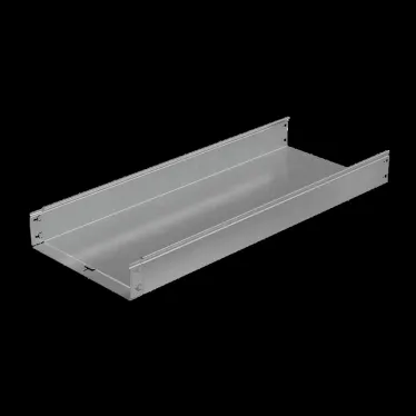 Лоток неперф. 100х400х1,0 L6000 мм "Быстрый монтаж ПЛЮС" HD | LNplus100-400-1.0-6000 HD | КМ - профиль
