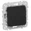 FLITE Выключатель 1-клавишный кнопочный 10А ВС11-2-0-ФлЧ черный | FI-V14-0-10-1-K02 | IEK