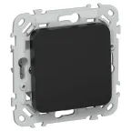 FLITE Выключатель 1-клавишный кнопочный 10А ВС11-2-0-ФлЧ черный | FI-V14-0-10-1-K02 | IEK