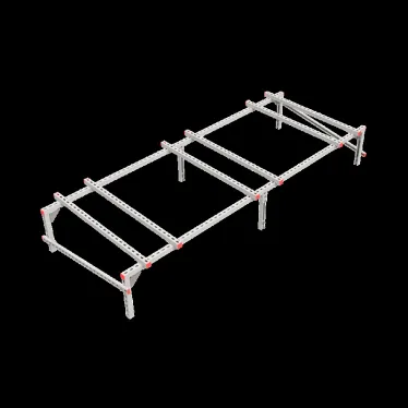 Опорная конструкция для установки оборудования TECHNORAPTOR 3000х1200 тип 2 HD | KM-TR-SSEI-3000-1200-2 HD | КМ - профиль