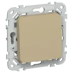 FLITE Выключатель 1-клавишный кнопочный 10А ВС11-2-0-ФлХ хаки | FI-V14-0-10-1-K59 | IEK