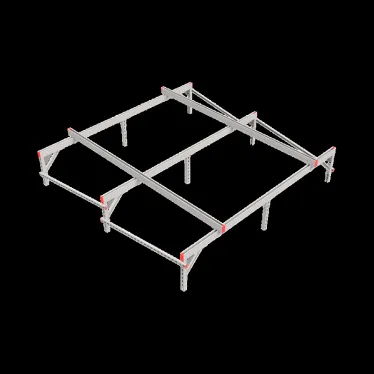 Опорная конструкция для установки оборудования TECHNORAPTOR 2500х2500 | KM-TR-SSEI-2500-2500 | КМ - профиль