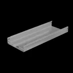 Лоток неперф. 80х300х1,2 L6000 мм "Быстрый монтаж ПЛЮС" HD | LNplus80-300-1.2-6000 HD | КМ - профиль