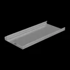                  Лоток неперф. 50х400х1,0 L6000 мм "Быстрый монтаж ПЛЮС" HD | LNplus50-400-1.0-6000 HD | КМ - профиль
               