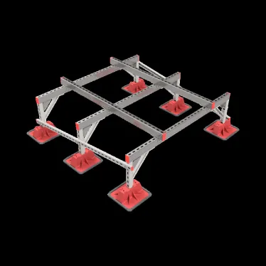 Опорная конструкция для установки оборудования TECHNORAPTOR LIGHTFOOT 1500х1500 тип 3 | KM-TR-LTF-SSEI-1500-1500-3 | КМ - профиль