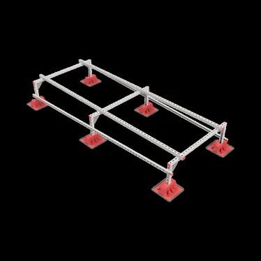 Опорная конструкция для установки оборудования TECHNORAPTOR LIGHTFOOT 1200х3000 тип 1 | KM-TR-LTF-SSEI-1200-3000-1 | КМ - профиль