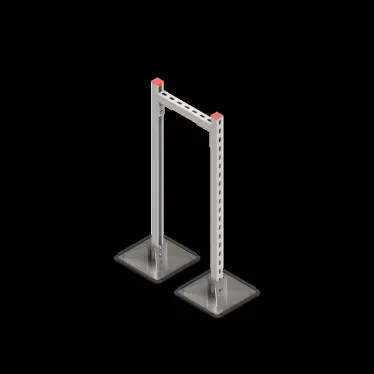 Опорная конструкция для гор. прямоуг. воздуховодов  TECHNORAPTOR STEELFOOT 350х1000 HD | KM-TR-STF-SSHRAD-350-1000 HD | КМ - профиль