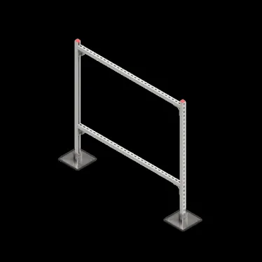 Опорная конструкция для гор. прямоуг. воздуховодов  TECHNORAPTOR STEELFOOT 1500х1500 HD | KM-TR-STF-SSHRAD-1500-1500 HD | КМ - профиль