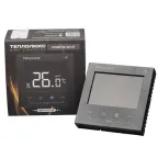 Терморегулятор электронный Теплолюкс Pontus wi-fi черный Space | 100037059600 | Теплолюкс