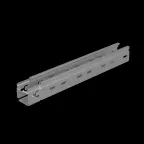 Лоток перф. 50х50х1,2 L6000 мм "Быстрый монтаж ПЛЮС" HD | LPplus50-50-1.2-6000 HD | КМ - профиль