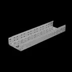 Лоток перф. 80х200х1,2 L6000 мм "Быстрый монтаж ПЛЮС" HD | LPplus80-200-1.2-6000 HD | КМ - профиль