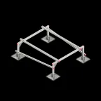 Опорная конструкция для установки оборудования TECHNORAPTOR STEELFOOT 1200х1500 | KM-TR-STF-SSEI-1200-1500 | КМ - профиль